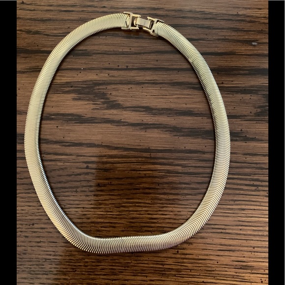 Costume Jewelry - Omega Style Necklace - Picture 3 of 5